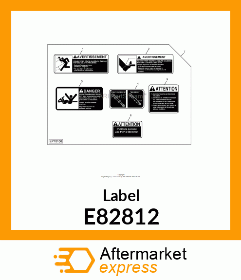 Label E82812