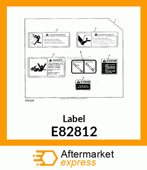 Label E82812