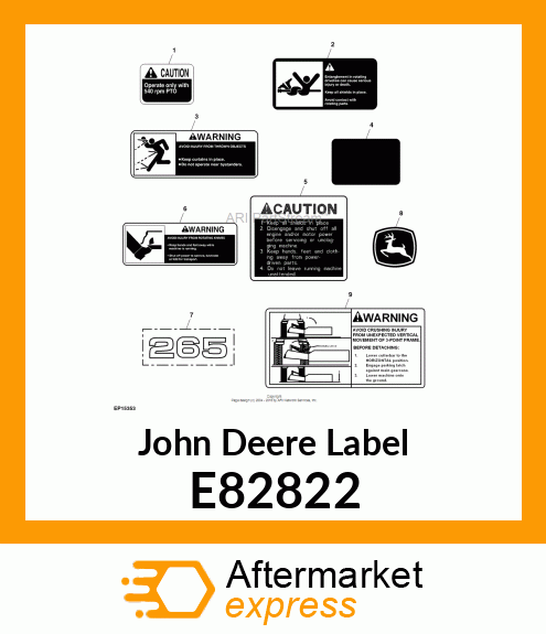 Label E82822