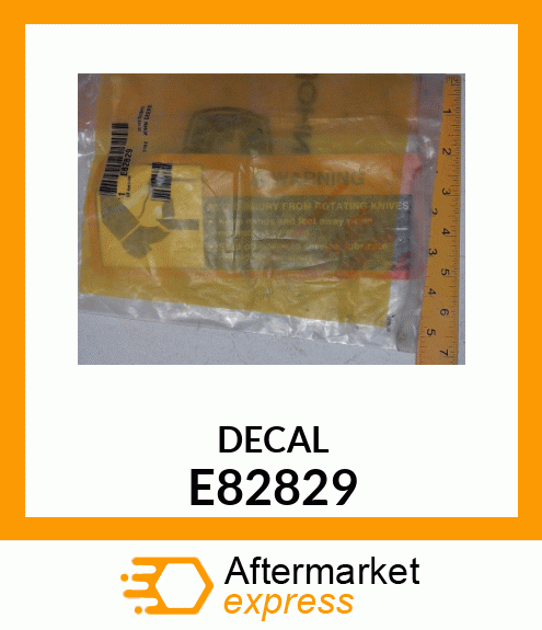 LABEL, (WARNING) E82829