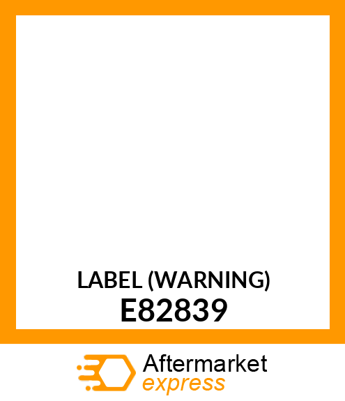 LABEL (WARNING) E82839