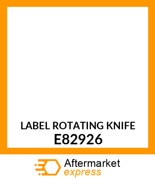LABEL ROTATING KNIFE E82926