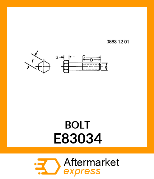 CAP SCREW E83034