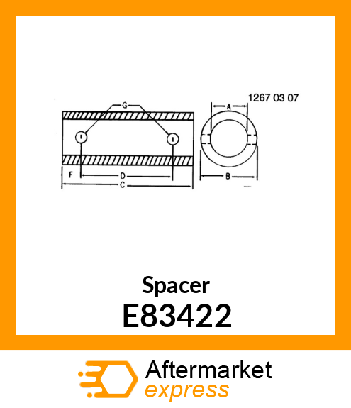 Spacer E83422