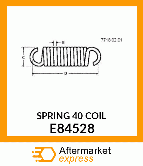 EXTENSION SPRING E84528