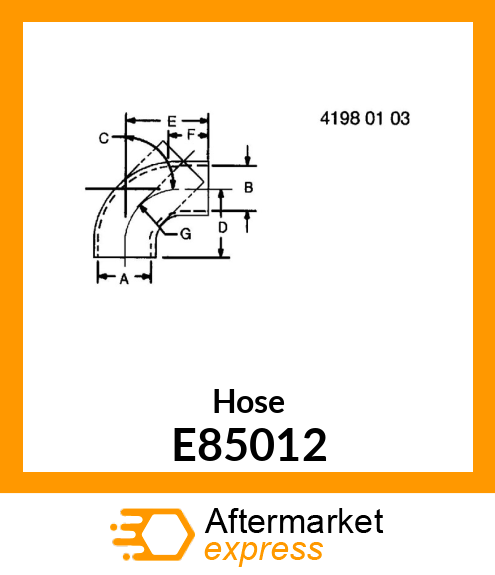 Hose E85012