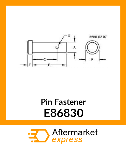 Pin Fastener E86830