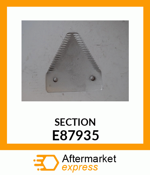 SECTION, (OVER SERRATED KNIFE) E87935