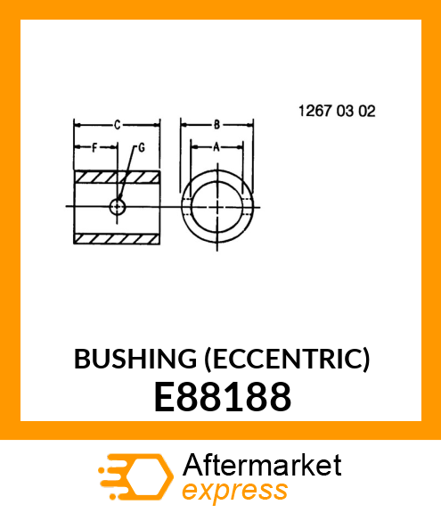 BUSHING (ECCENTRIC) E88188