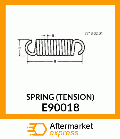 SPRING (TENSION) E90018