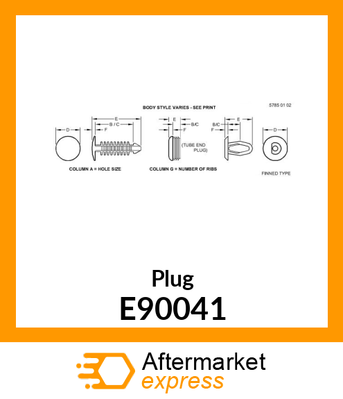 Plug E90041