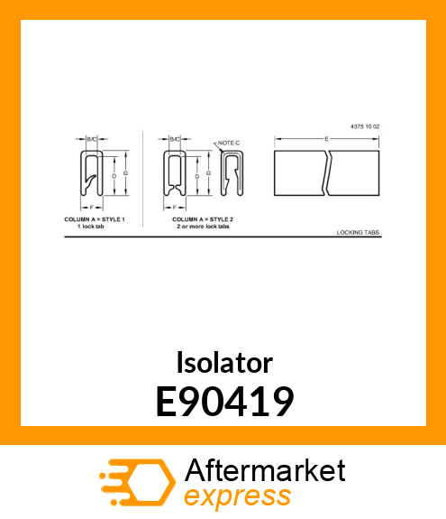 Isolator E90419