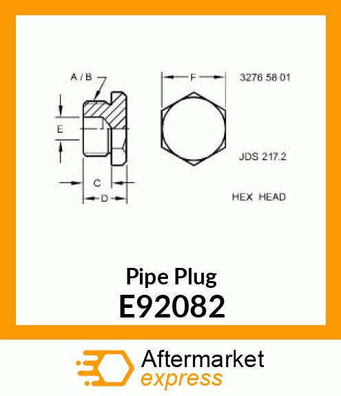 Pipe Plug E92082