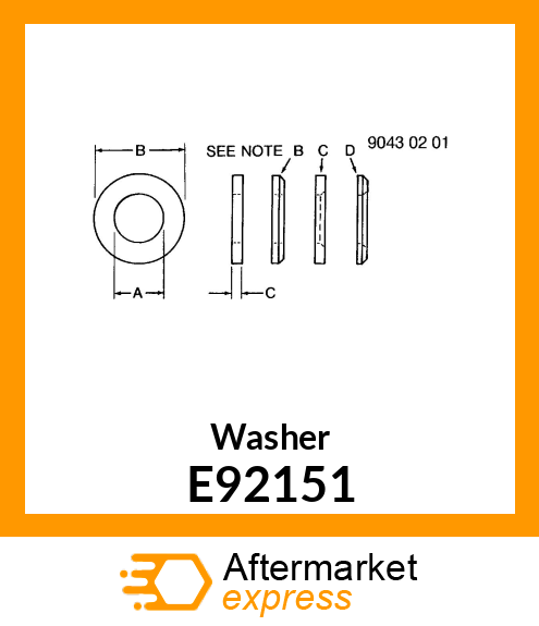 Washer E92151