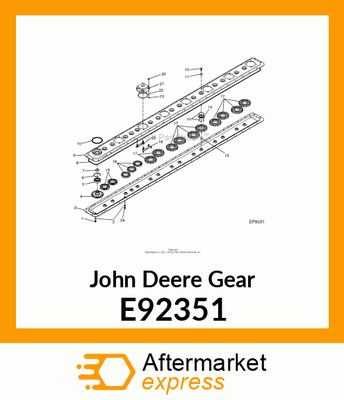 GEAR IDLER E92351