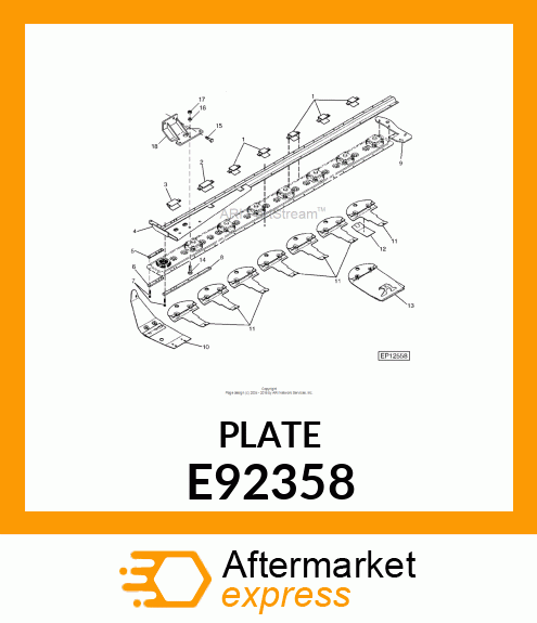 PLATE (WEAR) E92358