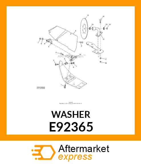 WASHER (CONICAL SPRING) E92365