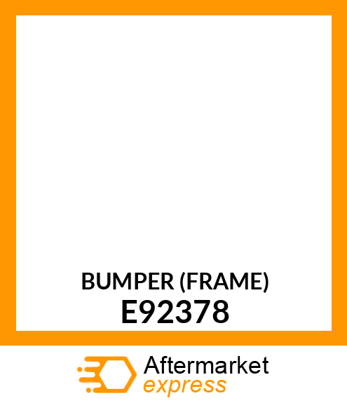 BUMPER (FRAME) E92378