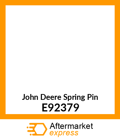 Spring Pin E92379