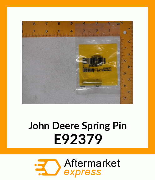 Spring Pin E92379