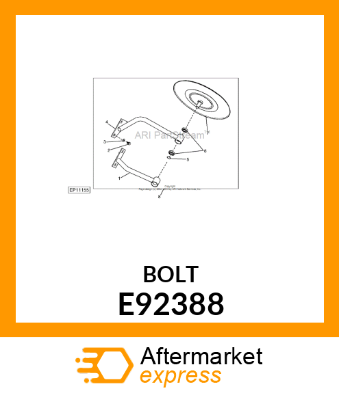 HEX BOLT (SELF LOCKING) E92388