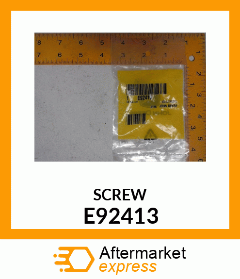 SCREW (FLAT HEAD COUNTERSUNK) E92413