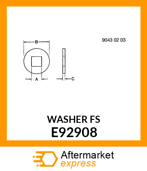 Washer E92908