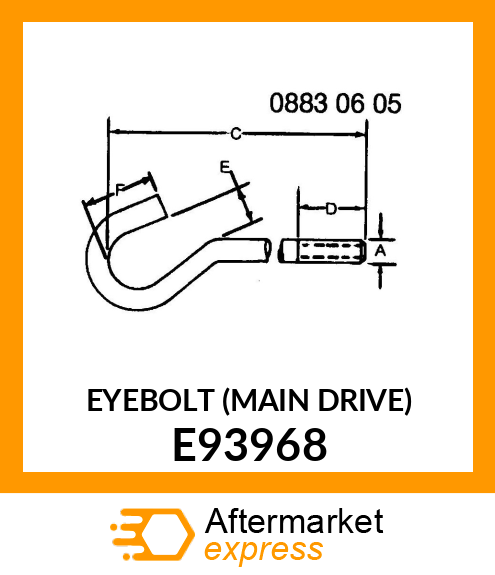 EYEBOLT (MAIN DRIVE) E93968