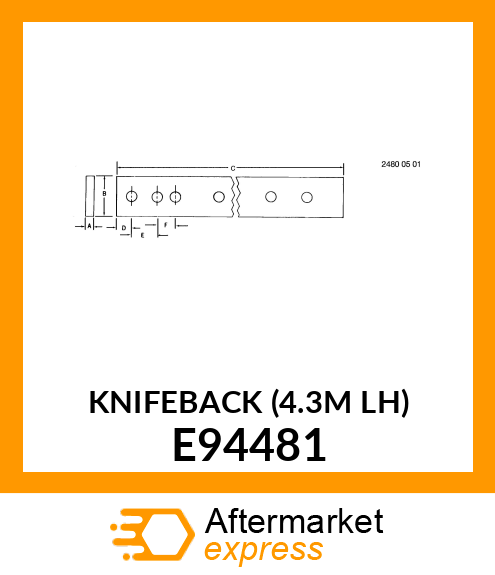 KNIFEBACK (4.3M LH) E94481