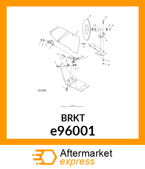 BRACKET (INNER SHOE FRONT ATTACHMT) e96001