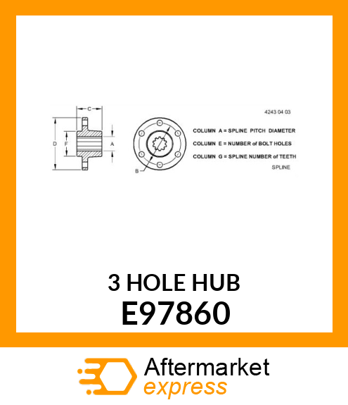 HUB E97860