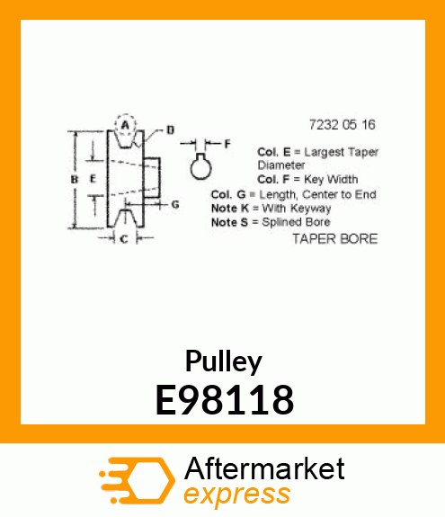 Pulley E98118