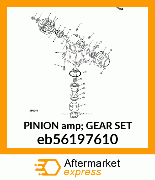 PINION amp; GEAR SET eb56197610