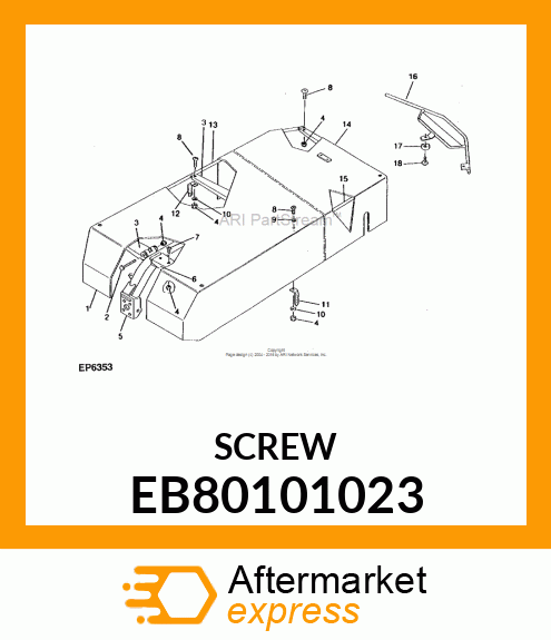 SCREW, ROUND HEAD EB80101023