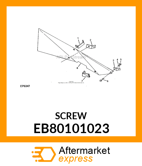 SCREW, ROUND HEAD EB80101023