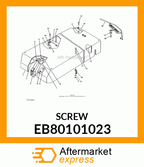 SCREW, ROUND HEAD EB80101023