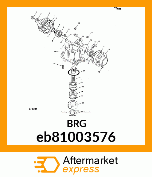 BEARING, BALL eb81003576