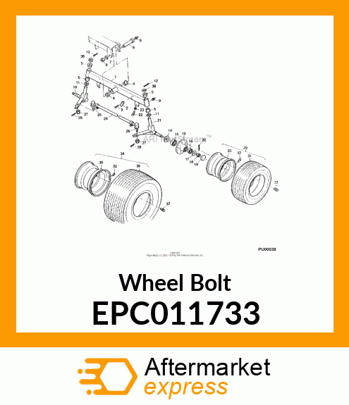 Wheel Bolt EPC011733