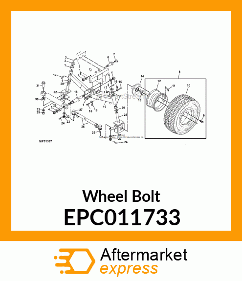 Wheel Bolt EPC011733