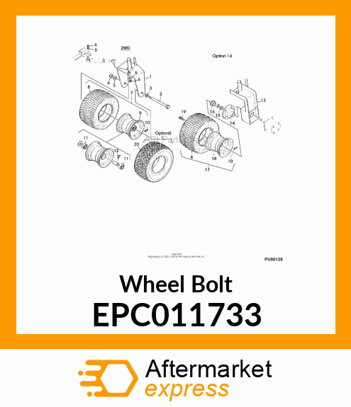 Wheel Bolt EPC011733