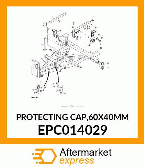 PROTECTING CAP,60X40MM EPC014029