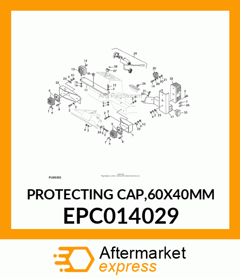 PROTECTING CAP,60X40MM EPC014029