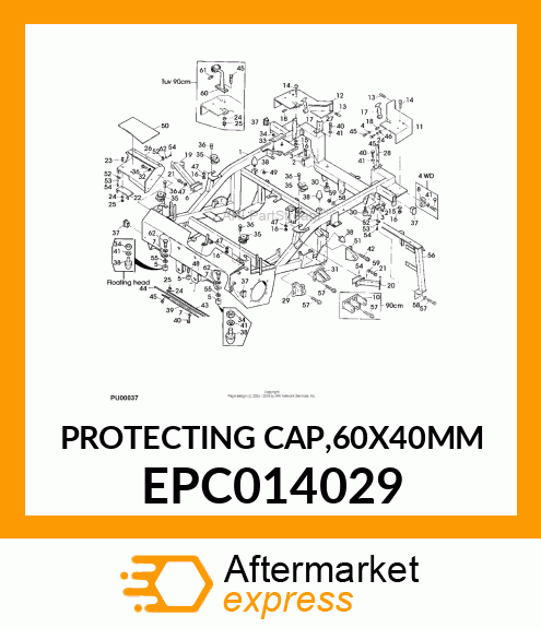 PROTECTING CAP,60X40MM EPC014029