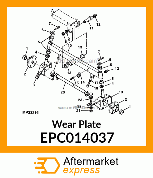 Wear Plate EPC014037