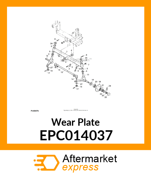 Wear Plate EPC014037