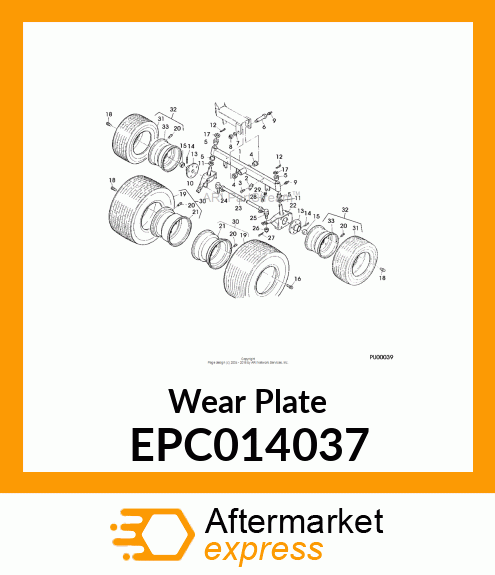 Wear Plate EPC014037