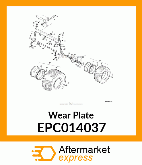 Wear Plate EPC014037