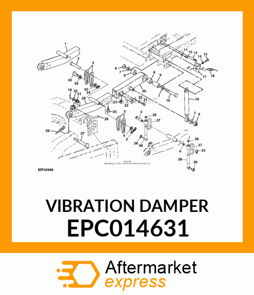 VIBRATION DAMPER EPC014631