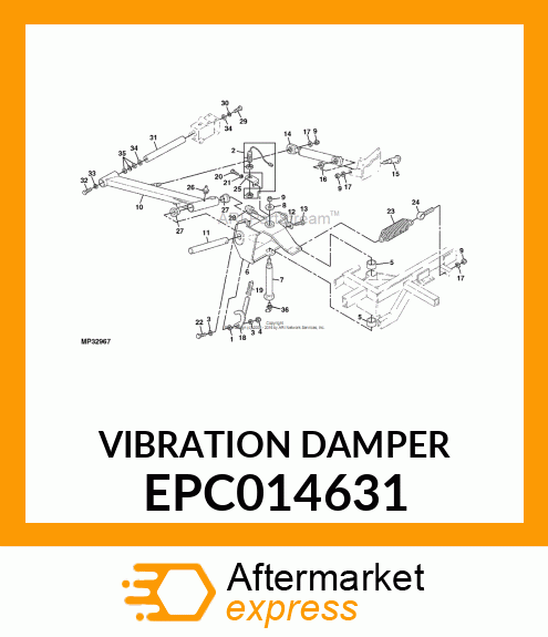 VIBRATION DAMPER EPC014631