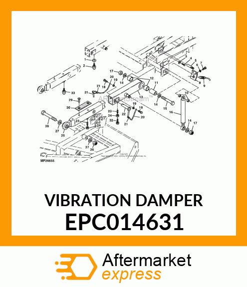 VIBRATION DAMPER EPC014631